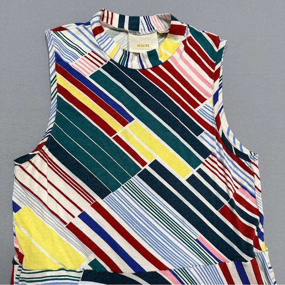 Anthropologie MAEVE geometric soft mock neck knit dress, M. - Picture 11 of 13